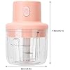 Electric Mini Garlic Grinder & Food Chopper – 1000W | USB Rechargeable, Portable Vegetable, Meat & Fruit Crusher | Small Food Processor