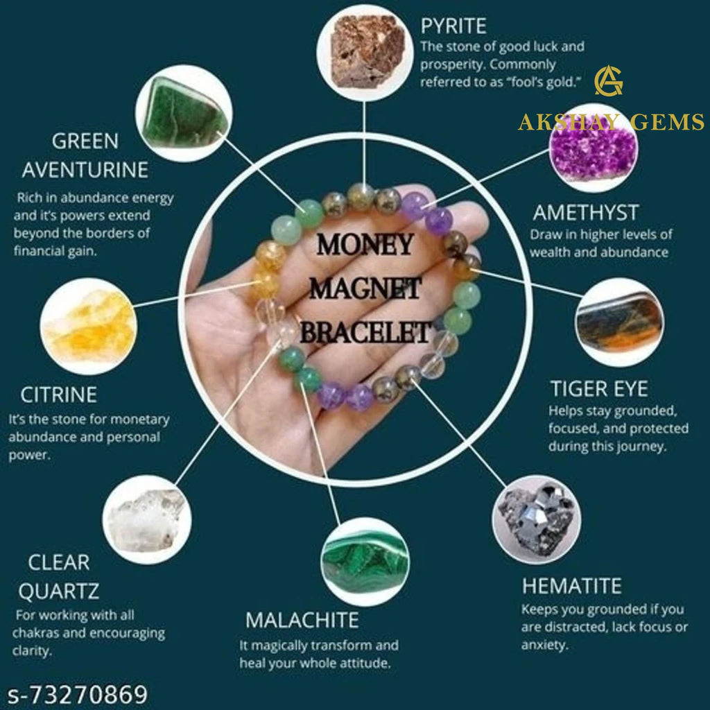 Money Magnet Stone Bracelet