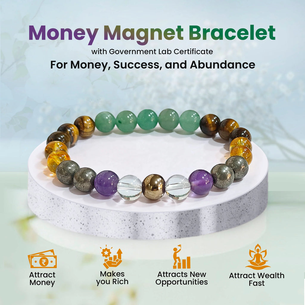 Money Magnet Stone Bracelet