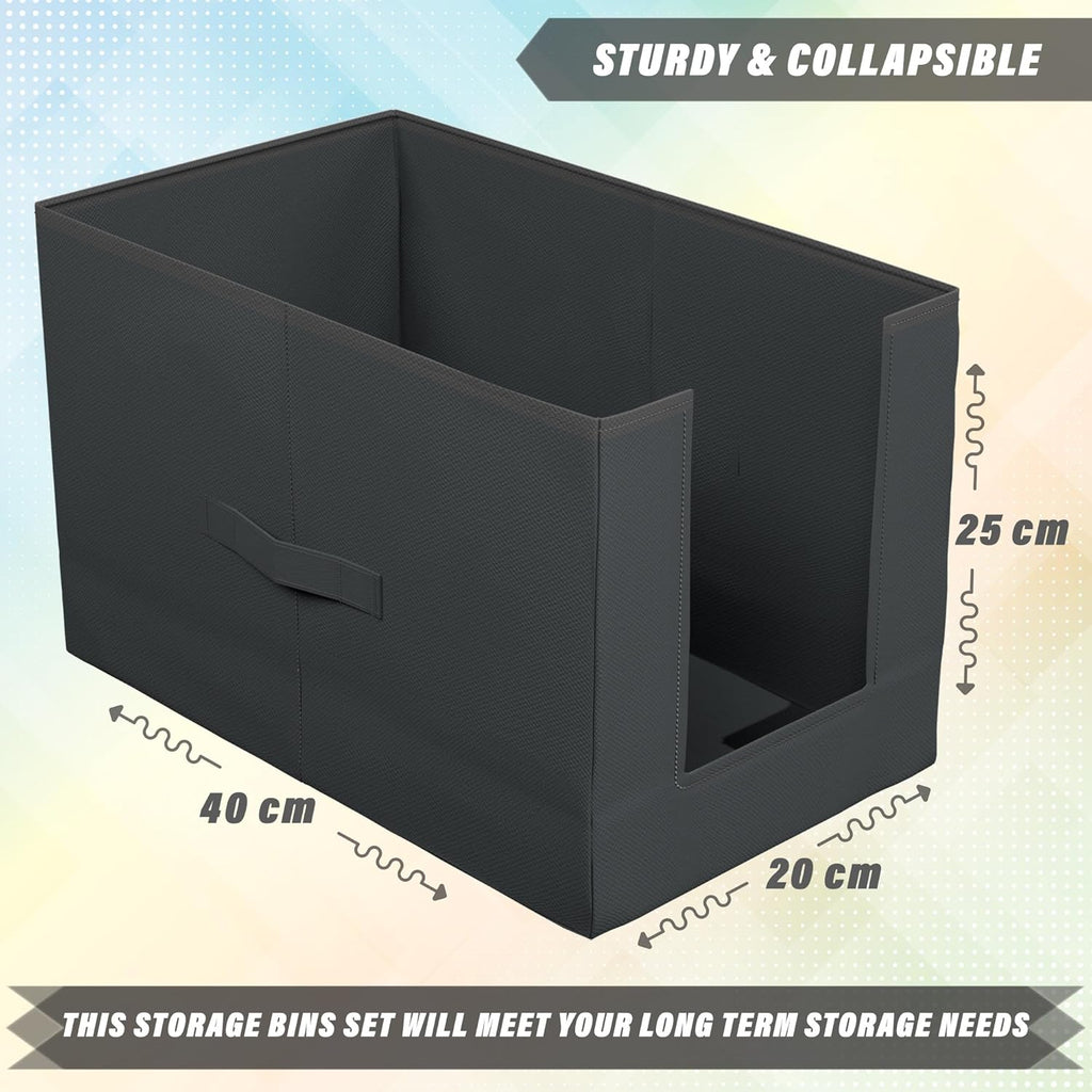 Foldable wardrobe for clothes | Clothe Organizer for Wardrobe Pack of 4 (Black)