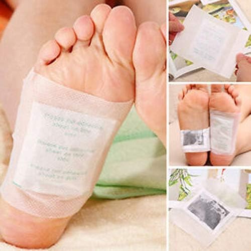KINOKI Adhesive Body and Foot Patch to Detox||Organic Natural ingredients | Cleansing Detox Foot Pads Toxins Stress Relief||20 Relief toxin Foot Pads And 20 Adhesive Sheets|| pack of 2 box || (2)